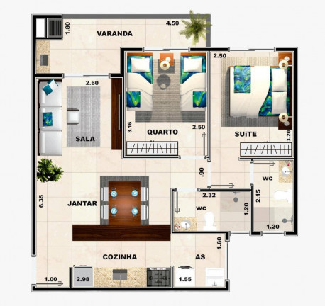 Imagem Apartamento com 2 Quartos à Venda, em Itaguá - Ubatuba Imagem Apartamento com 2 Quartos à Venda, em Itaguá - Ubatuba