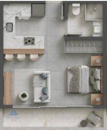 Imagem Studio com 1 Quarto à Venda, 27 m² em Córrego Grande - Florianópolis Imagem Studio com 1 Quarto à Venda, 27 m² em Córrego Grande - Florianópolis