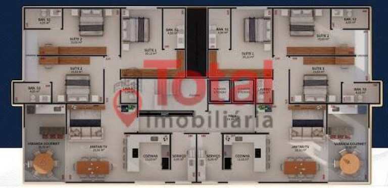 Apartamento com 3 Quartos à Venda, 167 m² em Funcionários - Timóteo