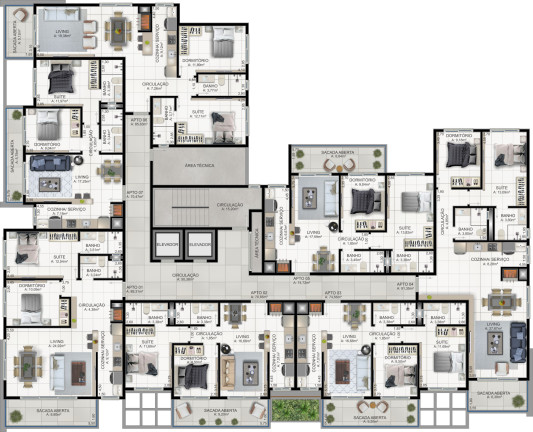 Imagem Apartamento com 2 Quartos à Venda, 84 m² em Praia Da Cal - Torres Imagem Apartamento com 2 Quartos à Venda, 84 m² em Praia Da Cal - Torres