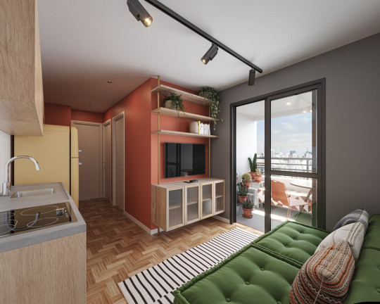 Imagem Imóvel com 2 Quartos à Venda, 35 m² em Santa Cecília - São Paulo Imagem Imóvel com 2 Quartos à Venda, 35 m² em Santa Cecília - São Paulo