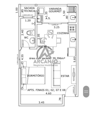 Imagem Apartamento com 1 Quarto à Venda, 36 m² em Pereque Açu - Ubatuba