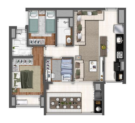 Imagem Studio com 1 Quarto à Venda, 26 m² em Vila Prudente - São Paulo