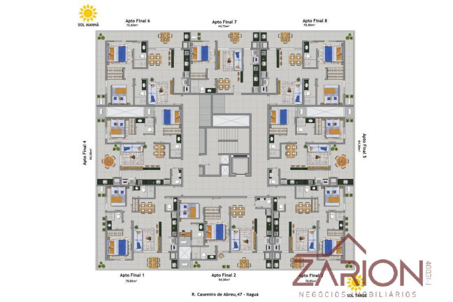 Imagem Apartamento com 3 Quartos à Venda, 44 m² em Itaguá - Ubatuba