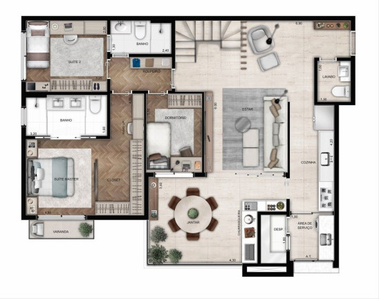 Imagem Apartamento com 2 Quartos à Venda, 92 m² em Lapa - São Paulo