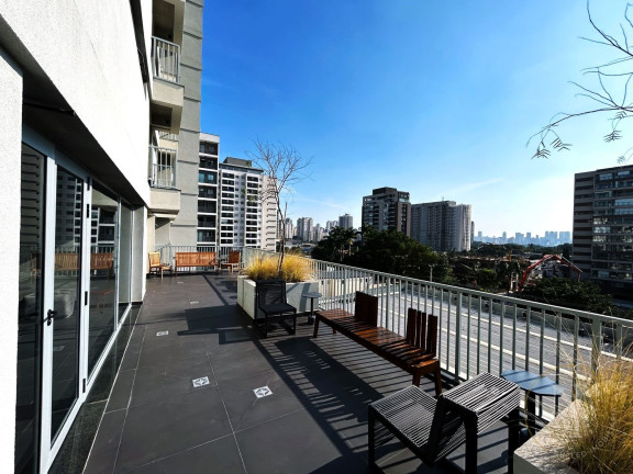 Imagem Imóvel com 1 Quarto para Alugar, 22 m² em Indianópolis - São Paulo Imagem Imóvel com 1 Quarto para Alugar, 22 m² em Indianópolis - São Paulo