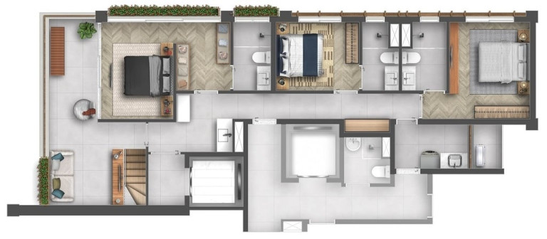 Imagem Apartamento com 3 Quartos à Venda, 235 m² em Itaim Bibi - São Paulo
