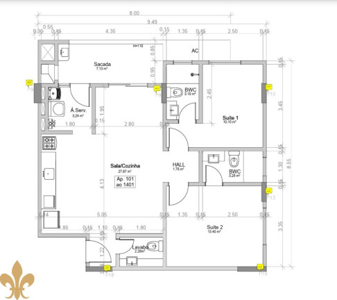 Imagem Apartamento com 2 Quartos à Venda, 83 m² em Campinas - São José Imagem Apartamento com 2 Quartos à Venda, 83 m² em Campinas - São José