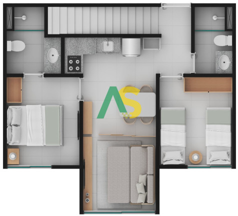Imagem Flat com 1 Quarto à Venda, 38 m² em Praia Dos Carneiros - Tamandaré Imagem Flat com 1 Quarto à Venda, 38 m² em Praia Dos Carneiros - Tamandaré