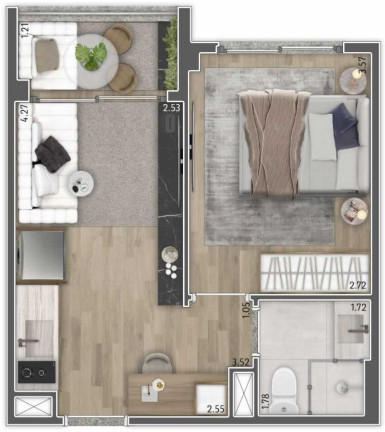Imagem Apartamento com 1 Quarto à Venda, 30 m² em Vila Mariana - São Paulo