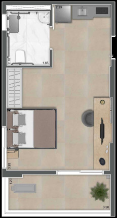 Imagem Apartamento à Venda, 18 m² em Brooklin Paulista - São Paulo Imagem Apartamento à Venda, 18 m² em Brooklin Paulista - São Paulo