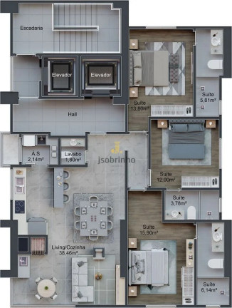 Imagem Apartamento com 3 Quartos à Venda, 114 m² em Meia Praia - Itapema Imagem Apartamento com 3 Quartos à Venda, 114 m² em Meia Praia - Itapema