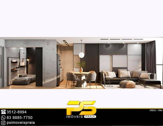 Imagem Apartamento com 2 Quartos à Venda, 140 m² em Jardim Oceania - João Pessoa