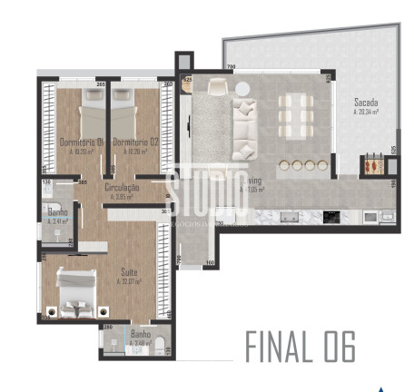Imagem Apartamento com 3 Quartos à Venda, 139 m² em Centro - Garibaldi Imagem Apartamento com 3 Quartos à Venda, 139 m² em Centro - Garibaldi