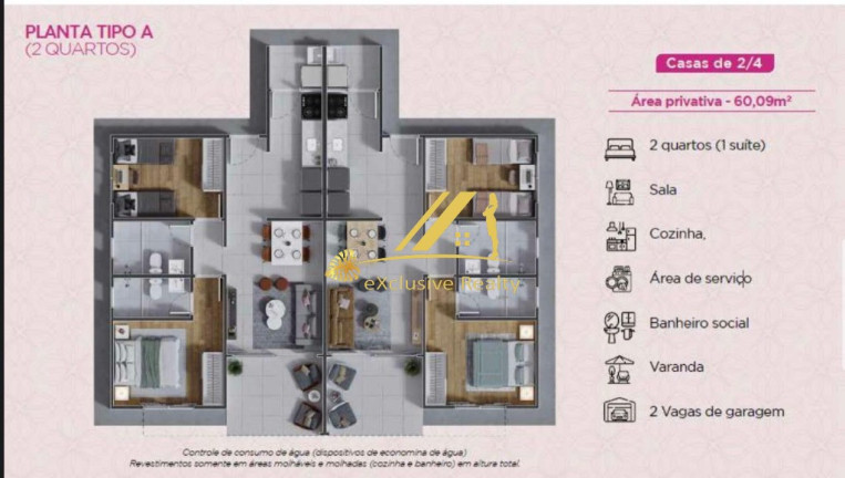Imagem Imóvel com 2 Quartos à Venda, 60 m² em Monte Gordo (monte Gordo) - Camaçari