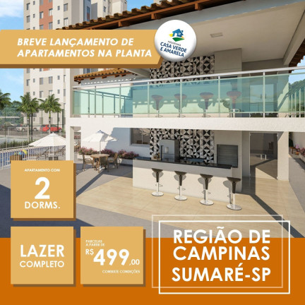 Imagem Imóvel com 2 Quartos à Venda, 46 m² em Matao - Sumare