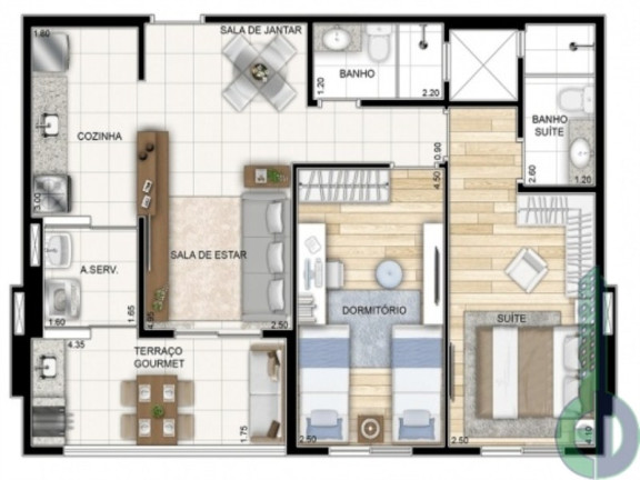 Imagem Imóvel com 3 Quartos à Venda, 89 m² em Santa Paula - São Caetano Do Sul