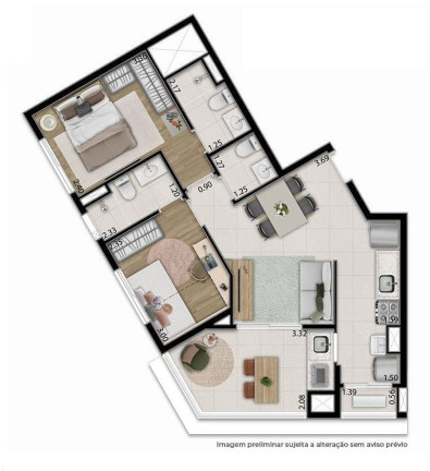 Imagem Apartamento com 3 Quartos à Venda, 67 m² em Vila Osasco - Osasco Imagem Apartamento com 3 Quartos à Venda, 67 m² em Vila Osasco - Osasco