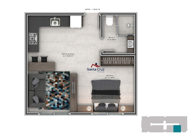 Imagem Apartamento com 1 Quarto à Venda, 71 m² em Ingleses Do Rio Vermelho - Florianópolis