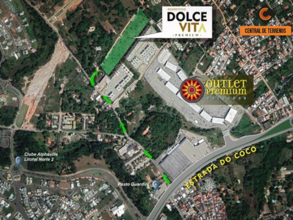 Imagem Terreno à Venda, 300 m² em Abrantes - Camaçari