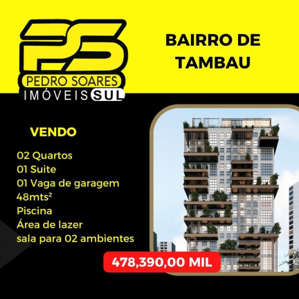 Apartamento com 2 Quartos à Venda, 48 m² em Tambaú - João Pessoa