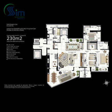 Imagem Apartamento com 4 Quartos à Venda, 230 m² em Meireles - Fortaleza