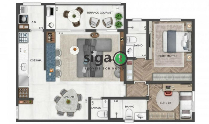 Imagem Apartamento com 3 Quartos à Venda, 87 m² em Butantã - São Paulo