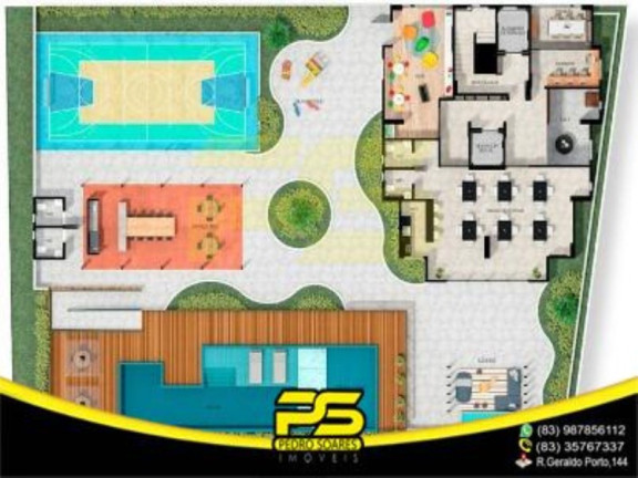 Imagem Apartamento com 3 Quartos à Venda, 81 m² em Manaíra - João Pessoa