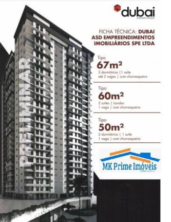 Apartamento com 3 Quartos à Venda, 67 m² em Vila Osasco - Osasco