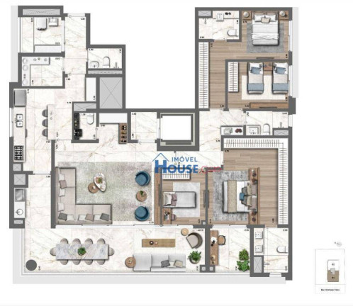 Imagem Apartamento com 4 Quartos à Venda, 212 m² em Pinheiros - São Paulo Imagem Apartamento com 4 Quartos à Venda, 212 m² em Pinheiros - São Paulo