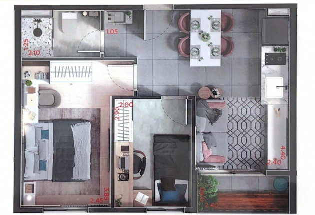 Imagem Imóvel com 2 Quartos à Venda, 66 m² em água Verde - Curitiba Imagem Imóvel com 2 Quartos à Venda, 66 m² em água Verde - Curitiba