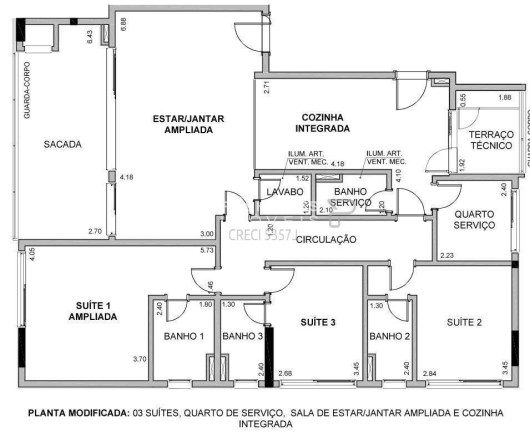 Imagem Apartamento com 4 Quartos à Venda, 160 m² em América - Joinville
