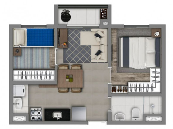 Imagem Apartamento com 2 Quartos à Venda, 33 m² em Socorro - São Paulo Imagem Apartamento com 2 Quartos à Venda, 33 m² em Socorro - São Paulo