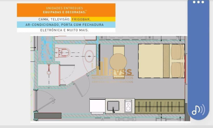 Imagem Studio com 1 Quarto à Venda, 20 m² em Barcelona - São Caetano Do Sul Imagem Studio com 1 Quarto à Venda, 20 m² em Barcelona - São Caetano Do Sul