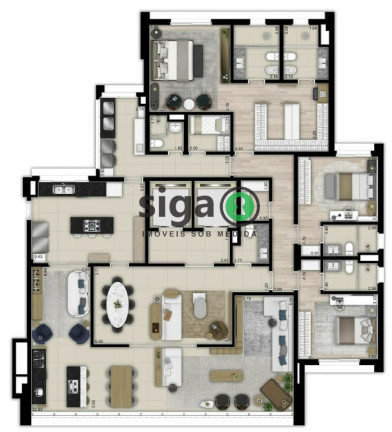Imagem Apartamento com 3 Quartos à Venda, 277 m² em Pinheiros - São Paulo Imagem Apartamento com 3 Quartos à Venda, 277 m² em Pinheiros - São Paulo