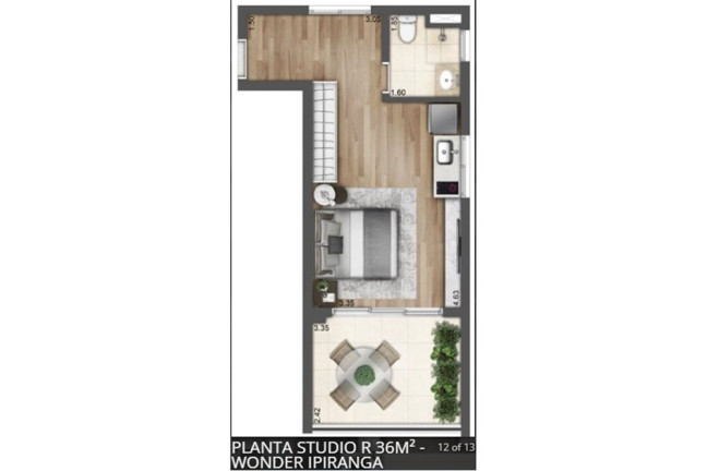 Imagem Imóvel com 1 Quarto à Venda, 36 m² em Sacomã - São Paulo Imagem Imóvel com 1 Quarto à Venda, 36 m² em Sacomã - São Paulo