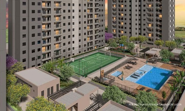 Imóvel com 2 Quartos à Venda, 55 m² em Jardim Olhos Dagua - Ribeirao Preto