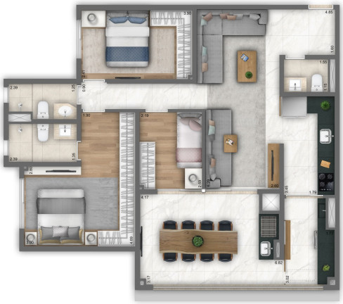 Imagem Apartamento com 3 Quartos à Venda, 100 m² em Chácara Klabin - São Paulo Imagem Apartamento com 3 Quartos à Venda, 100 m² em Chácara Klabin - São Paulo