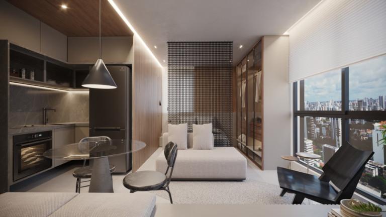 Imagem Studio com 1 Quarto à Venda, 24 m² em Madalena - Recife