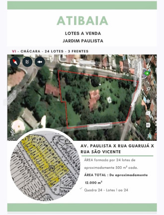 Imóvel à Venda, 12 m² em Jardim Paulista - Atibaia