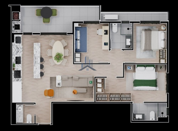 Imagem Apartamento com 2 Quartos à Venda, 73 m² em Costa E Silva - Joinville Imagem Apartamento com 2 Quartos à Venda, 73 m² em Costa E Silva - Joinville