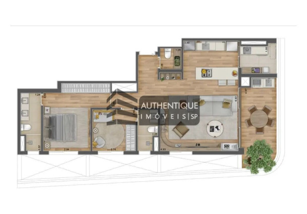Imagem Apartamento com 3 Quartos à Venda, 155 m² em Pinheiros - São Paulo