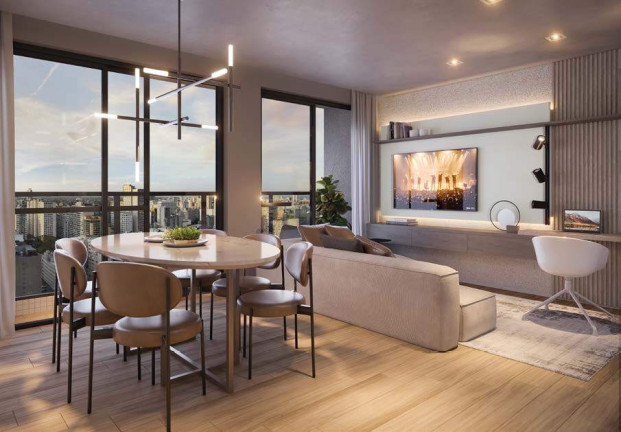 Imagem Apartamento com 2 Quartos à Venda, 52 m² em Centro - Curitiba