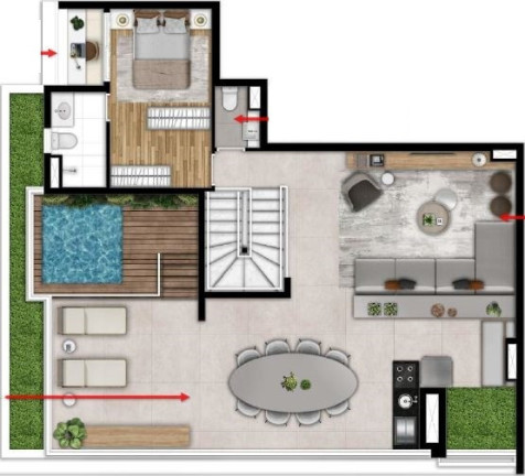 Imagem Cobertura com 3 Quartos à Venda, 228 m² em Paraíso - São Paulo Imagem Cobertura com 3 Quartos à Venda, 228 m² em Paraíso - São Paulo
