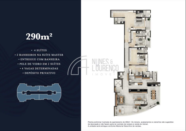 Imagem Apartamento com 4 Quartos à Venda, 290 m² em Ponta Da Praia - Santos Imagem Apartamento com 4 Quartos à Venda, 290 m² em Ponta Da Praia - Santos