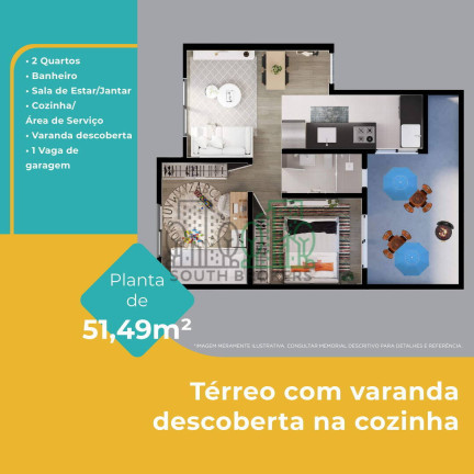 Imagem Apartamento com 2 Quartos à Venda, 39 m² em Jardim Campo Verde - Almirante Tamandaré Imagem Apartamento com 2 Quartos à Venda, 39 m² em Jardim Campo Verde - Almirante Tamandaré