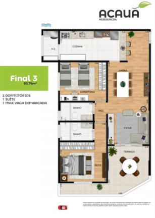 Imagem Apartamento com 2 Quartos à Venda, 94 m² em Aviação - Praia Grande Imagem Apartamento com 2 Quartos à Venda, 94 m² em Aviação - Praia Grande