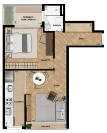Imagem Imóvel com 1 Quarto à Venda, 47 m² em Gávea - Rio De Janeiro