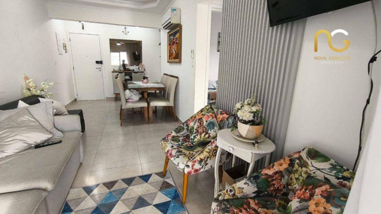 Apartamento com 2 Quartos à Venda, 64 m² em Vilamar - Praia Grande