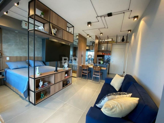 Imagem Apartamento com 1 Quarto para Alugar, 45 m² em Brooklin - São Paulo Imagem Apartamento com 1 Quarto para Alugar, 45 m² em Brooklin - São Paulo